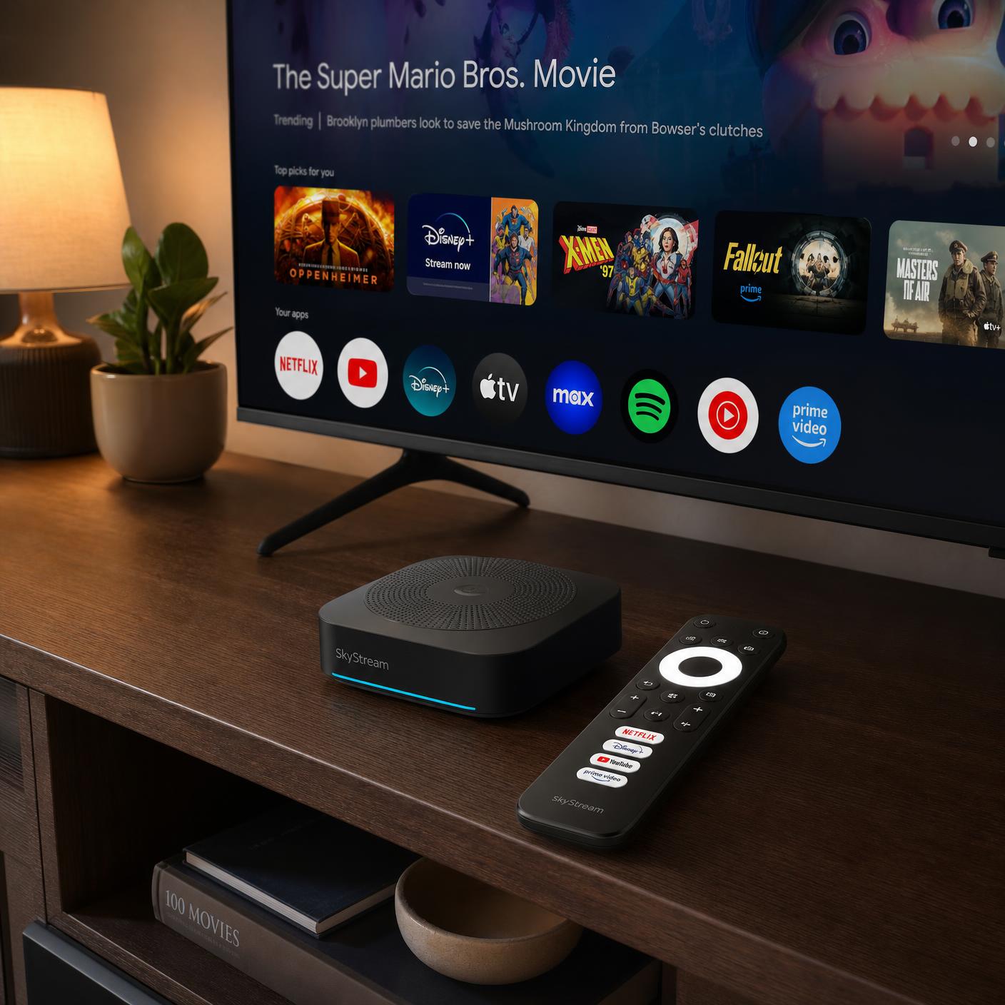 SkyStream GX1 Google TV Streaming Media Player