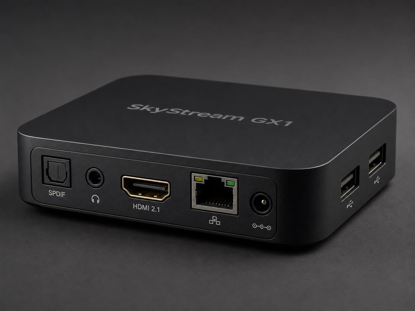 SkyStream GX1 rear ports